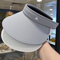 Hong Kong Hat Womens Vinyl Big Brim Sun Shade Empty Top Hat Outdoor Sun Protection Face Covering Fashion Versatile Sun Hat