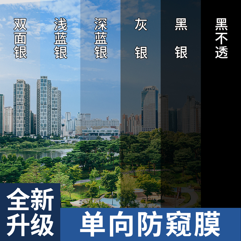 Glass Window Privacy Film Sticker, Light-Transmitting, Anti-Peeping, Opaque, One-Way Perspective, See Outside Not See Inside, Privacy Film
