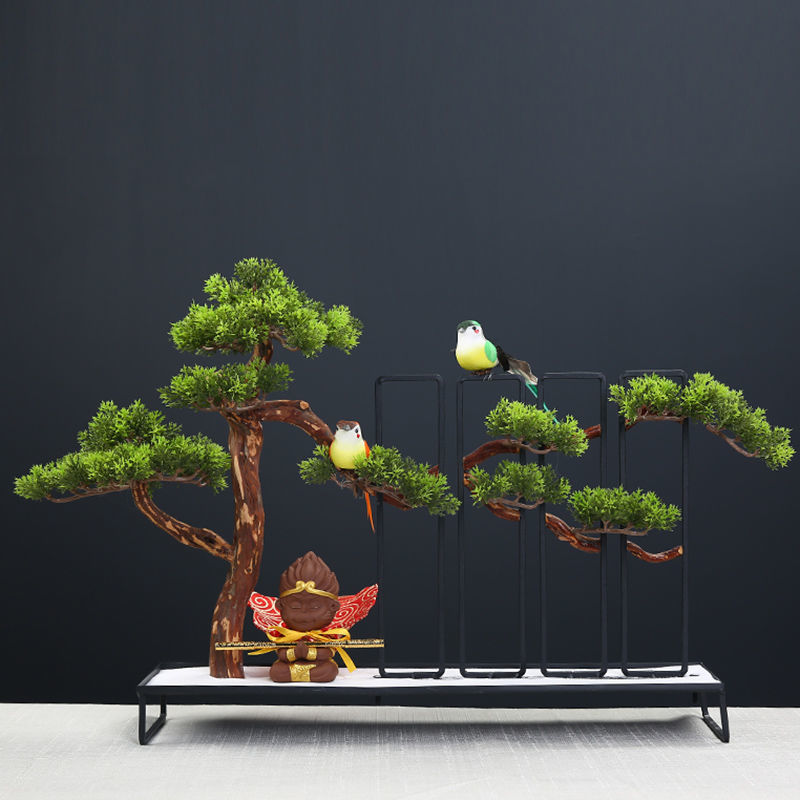 Monkey King screen TV cabinet decorations ornaments wine cabinet Chinese Zen new Chinese tea room corner desktop furnishings