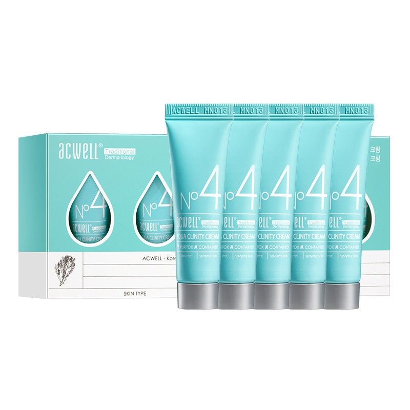 韩国进口 ACWELL 艾珂薇 舒缓修复保湿N4水份面霜 10ml*5支 天猫优惠券折后￥45包邮包税（￥99-54）