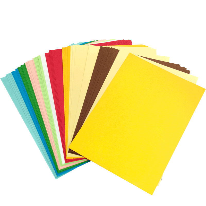 Colorful cardboard, hard cardboard, art and handicraft diy special