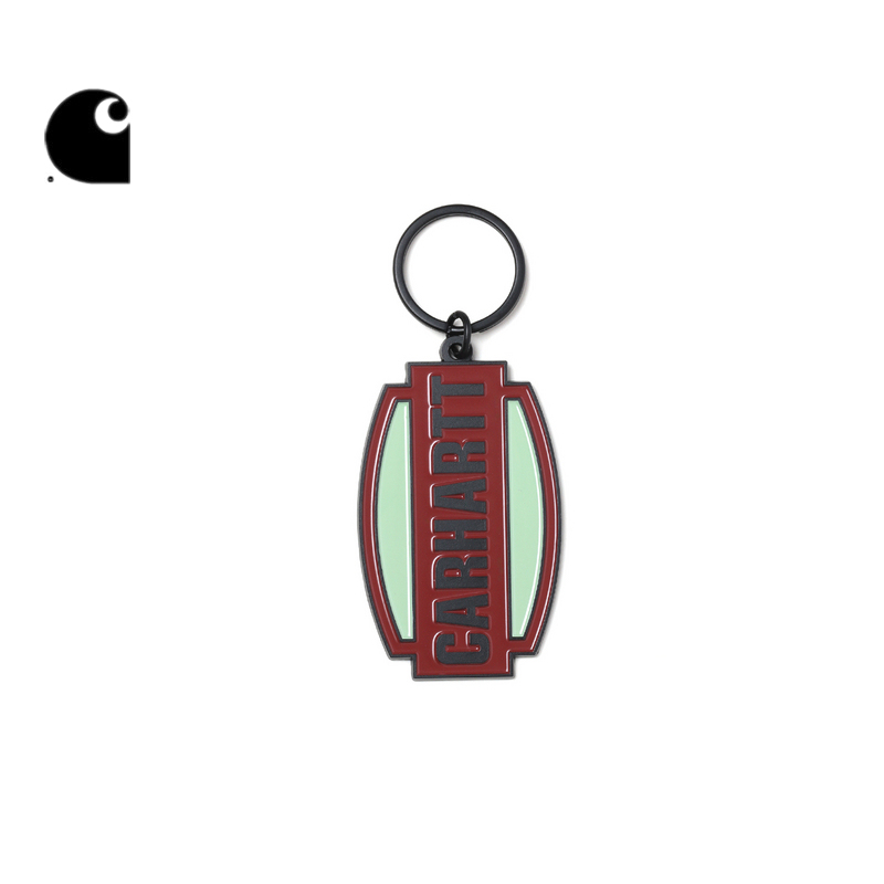 Carhartt Wip Keychain Accessories American Comic Style Logo Lettering Electroplated Metal Carhartt 33868N