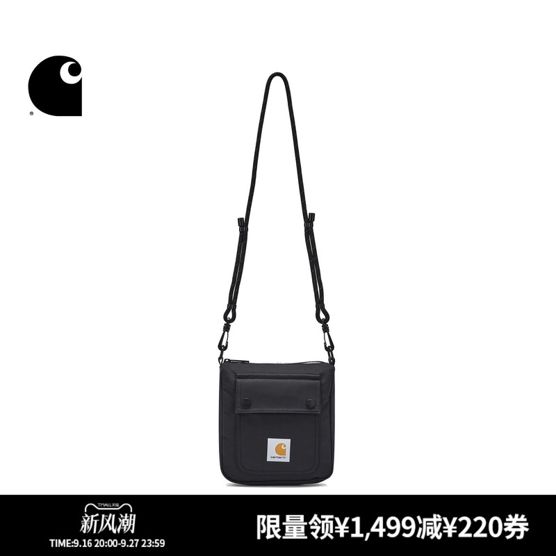 Carhartt Wip Crossbody Bag Accessories Classic Square Logo Water-Resistant Detachable Shoulder Strap Carhartt