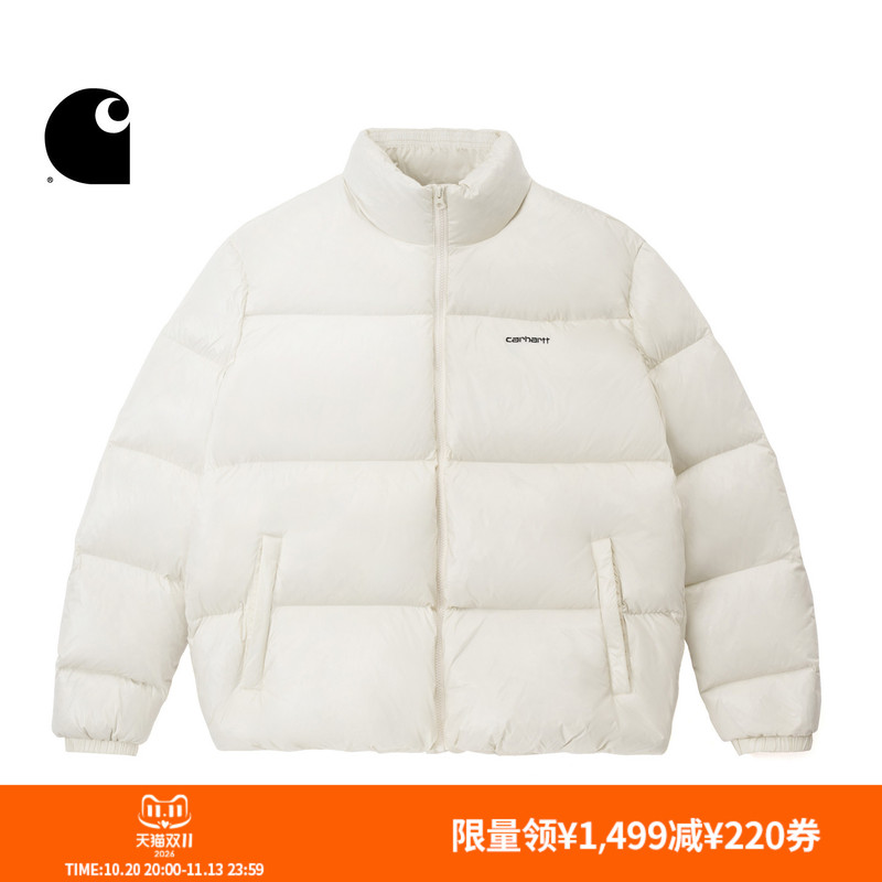 Carhartt Wip down Jacket Men's Autumn and Winter Classic Logo Letter Embroidery Carhartt F23A057L