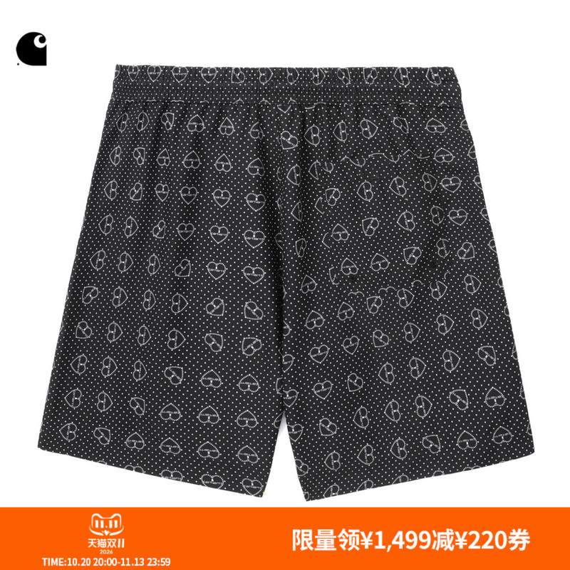 Carhartt Wip Shorts Men's Classic Logo Embroidered Pattern Print Carhartt Carhartt Wip Shorts Men's Classic Logo Embroidered Pattern Print Carhartt