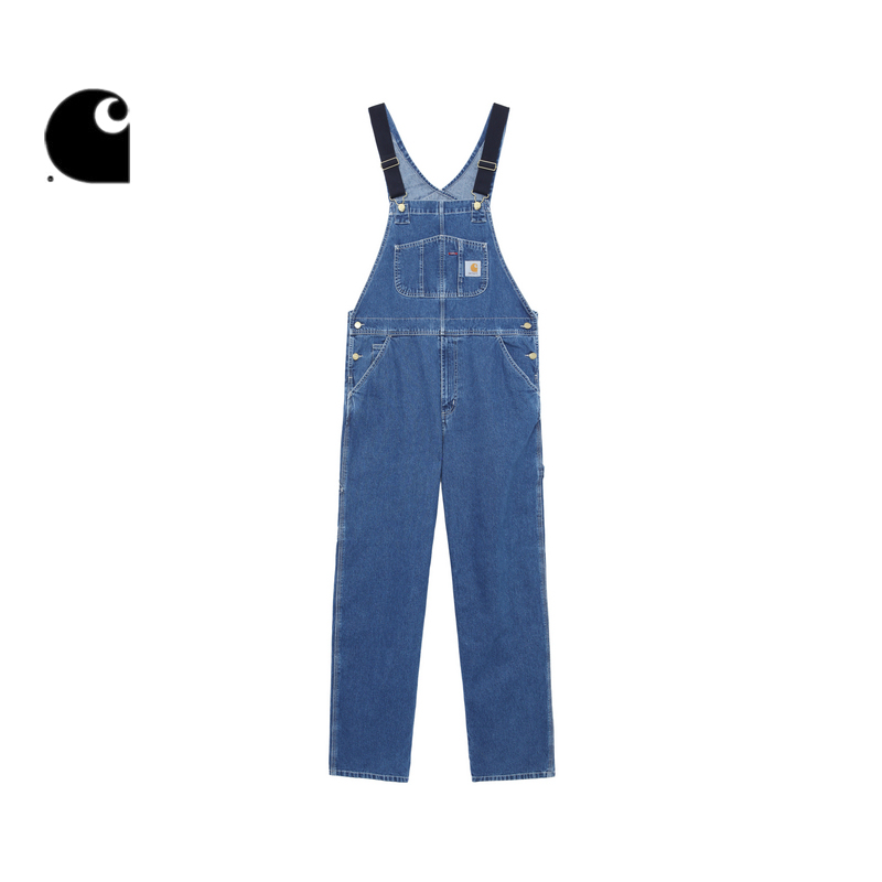 Carhartt Wip Overalls Men's Summer Classic Logo Label Color-Blocked Shoulder Straps Wide-Fit Workwear Carhartt Carhartt Wip Overalls Men's Summer Classic Logo Label Color-Blocked Shoulder Straps Wide-Fit Workwear Carhartt