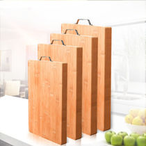 TJ fruit cutting board kitchen chopping board household mini sticky board small solid wood anti-mold double-sided cutting board chop board chop board
