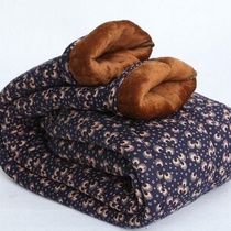 Middle-aged and elderly high-waisted cotton pants womens camel velvet plus velvet thickened warm pants Winter fattening and loose three-layer grandma pants