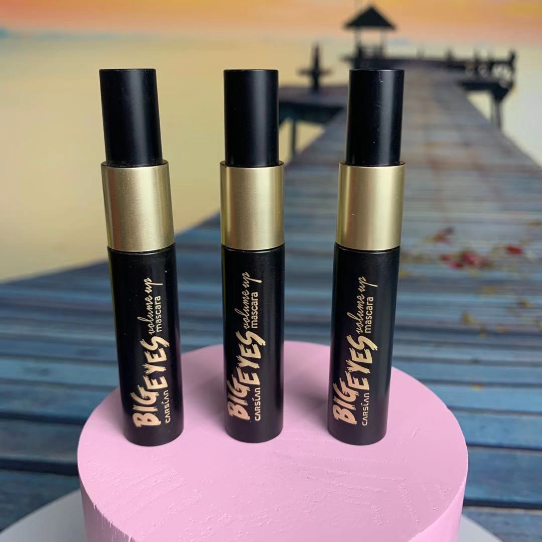 Katsulan big eyes thick roll with 1 2 mascara the second generation of dense fiber long lasting trial bag 3g trial