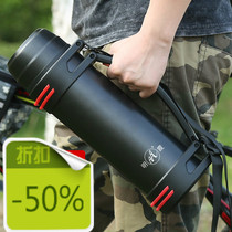 Mingxia thermos cup mens large capacity outdoor portable insulated kettle car 304 stainless steel water Cup