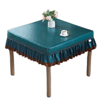 Mahjong table cloth waterproof and oil-proof square dining table table cover cover light luxury table protection pad coffee table table pad