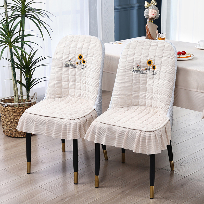 Arc Chair Cover Superior Modern 2023 New Dining Chair Sleeve Cushion Backrest Cushion winter chair cushion stool sleeve-Taobao