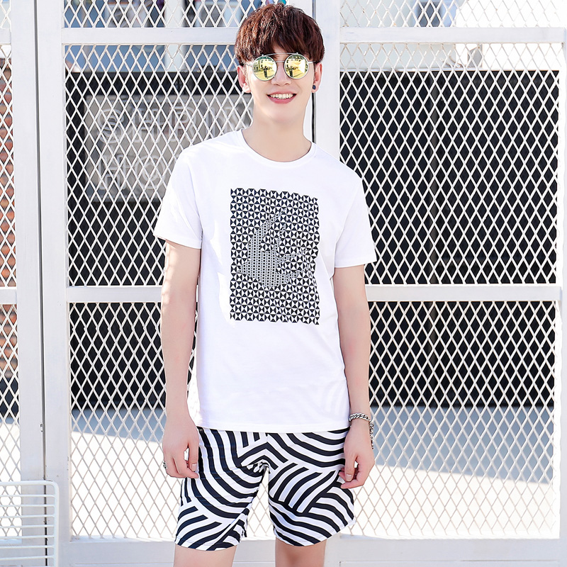 Sagini men's swimsuit flat five - minute swimsuit hot spring large swimsuit couple loose beach pants men