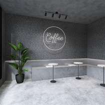 Imitation terrazzo bamboo wood fiber integrated board restaurant milk tea shop background wall waterproof buckle board indoor wall decorative board