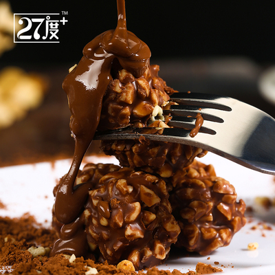 【27°度】夹心巧克力棒408g