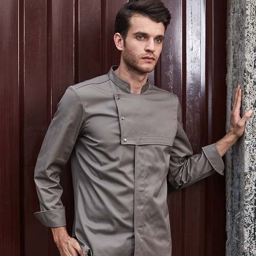 厨之傲 Хлопковый осенний лонгслив для работы, большой размер