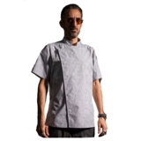 Doom, чтобы взять повара с коротким -легким и воздушным отелем отель Catering после того, как шеф -повар работал мужской заказ логотип