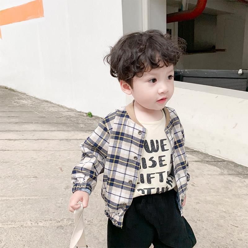 Boys' coat spring and autumn 2022 new spring clothing wears children's jacket boy Yang baby spring coat