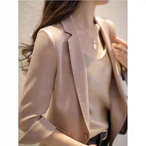 Slim and Slim Small Suit Jacket Womens Thin 2023 New Style Western Fashion Suit Tops Feminine and Versatile