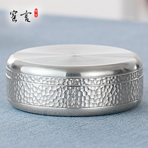 Tea cans portable kiln words tin cans Pure tin size mini metal sealed cans Portable travel small tea cans tea warehouses