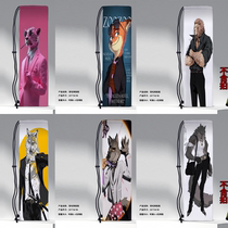 New cartoon animal series peripheral printed badminton bag single shoulder drawstring portable large capacity badminton bag