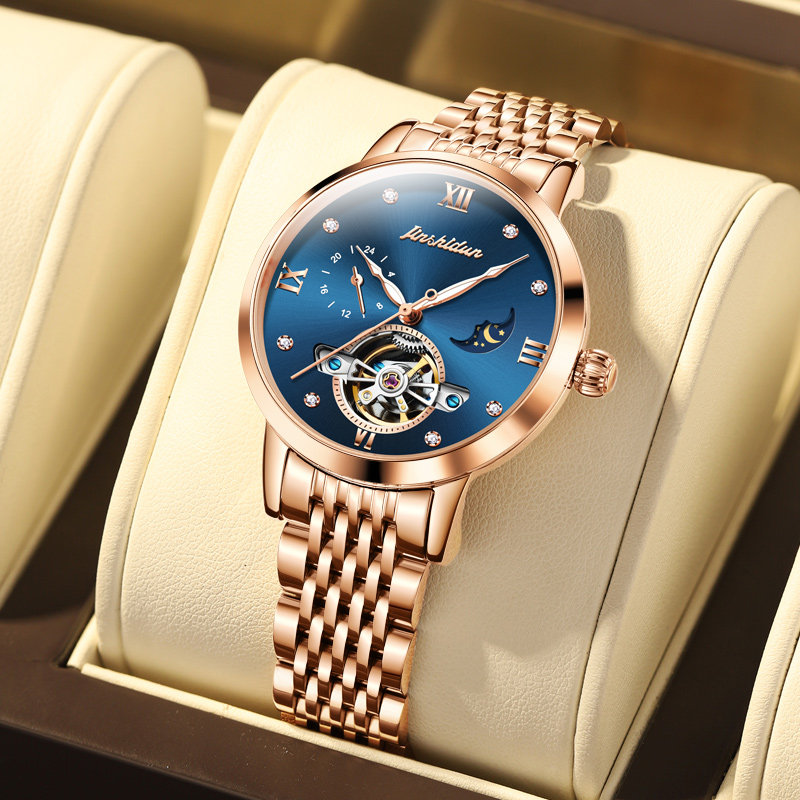 Swiss 2021 New watches Ladies Mechanical watch designer Waterproof Niche Brands Women's Watches Hollowed-out