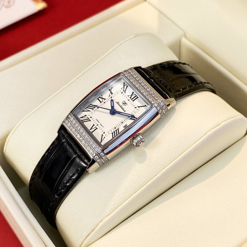 Swiss Square Special Cabinet Watches Lady Nameplate Brand Waterproof Strap Fashion Minima Light Luxury