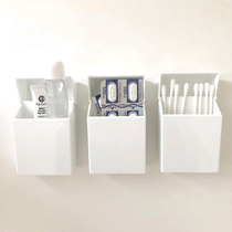 Frost mountain portable cotton swab Dental floss storage box Band-aid cosmetics sample medicine Headphone cable Data cable Cigarette case