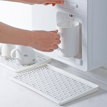 Frost mountain double drain tray Rectangular tea tray Water cup rack Kitchen drain tray Household fruit tray shelf
