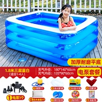 1,8 метра синего и белого классического модельного электрического пакета насоса