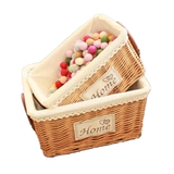 Корзина для хранения, коробка для хранения, плетеная коробочка для хранения