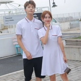 Парная одежда для влюбленных, летняя одежда, приталенное платье, юбка, летняя футболка с коротким рукавом, коллекция 2021