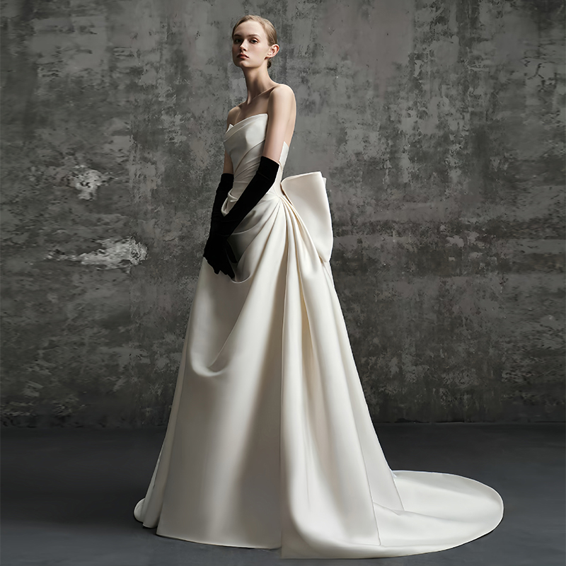 Tube top, summer advanced wedding dress,  Tube top, summer advanced wedding dress,