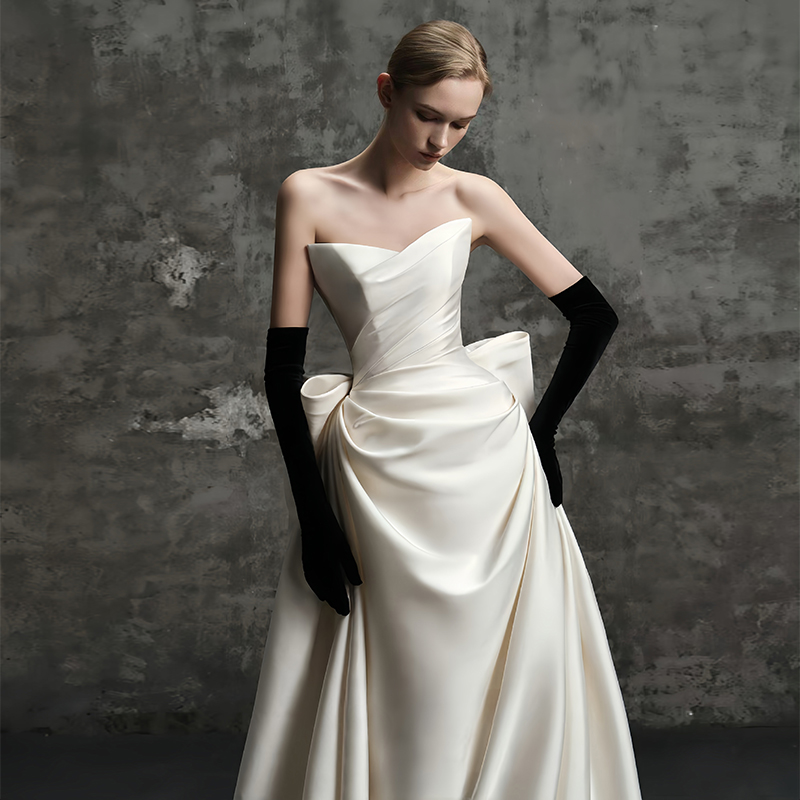Tube top, summer advanced wedding dress,  Tube top, summer advanced wedding dress,