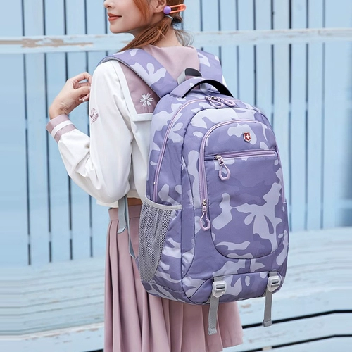 Сумка через плечо, вместительный и большой школьный рюкзак со сниженной нагрузкой для путешествий, Швейцария, защита позвоночника, для средней школы