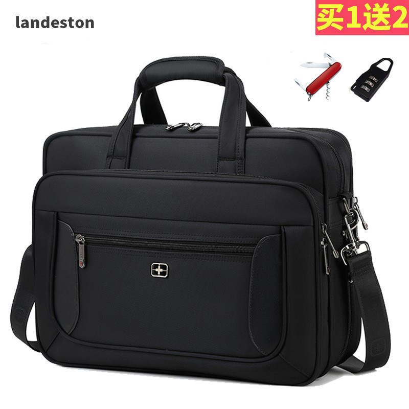 Swiss Army Knife Computer Bag Single Shoulder Skewed Men's Backpack 15 6 Inch Laptop Bag Large Capacity Business-Taobao