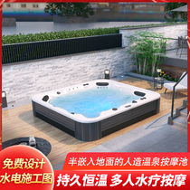 Villa outdoor acrylic surfing Whirlpool private custom SPA bath hot tub hot tub
