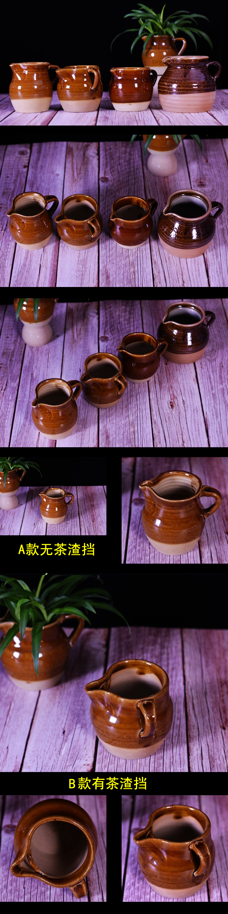 Yunnan soil clay coarse pottery baking receives tea teapot national craft fair all hand tableware tea cup