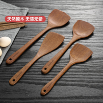 Home Small Two Chicken Wings Wood Pan Shovel Fried Vegetable Shovel Non Stick Pan Special Wood Spoon Long Handle Home Wood Kitchenware Suit