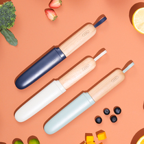 Water fruit knife Home portable carry-on delicacy Three sets Stainless Steel Paring Knife Mesh Red Kitchen Small Cutter Dorm Room