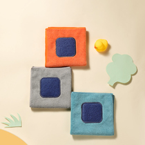 Residence small two kitchen wipes to absorb water without falling out of the hair household dishwashing not stained with oil Easy to clean Baise cloth rubbing table hand towels