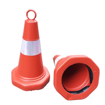 70cm plastic lifting ring road pile safety cone prohibiting parking traffic cone traffic facilities reflective road cone