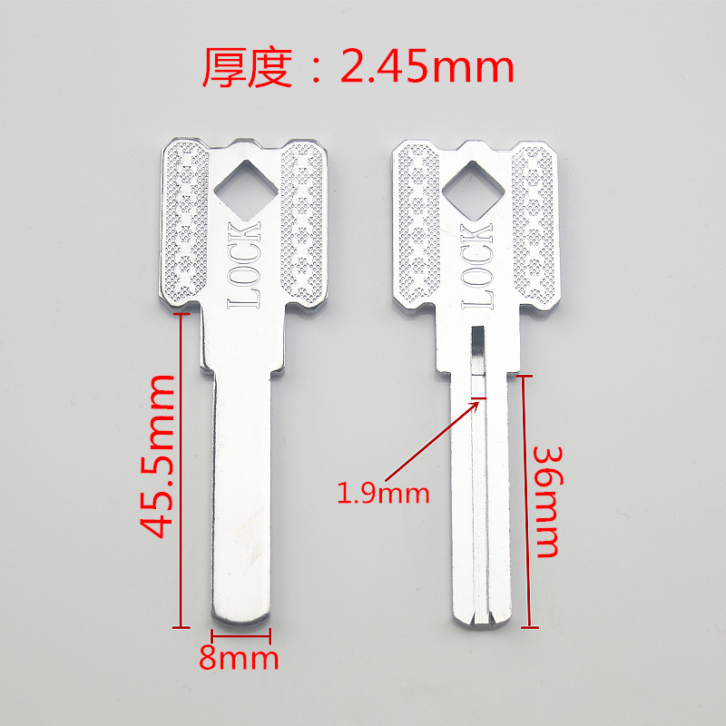[ZQ2718] Applicable LOCK Single-sided C-level key embryoids color random mind do not shoot