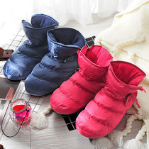 Autumn and winter warm cotton shoes for women with non-slip shoes for home couples indoor thickened soft-soled high-top cotton slippers that feel like stepping on shit