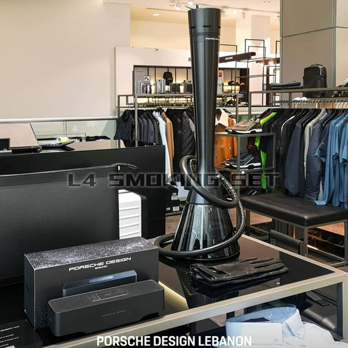 Немецкий Porsche Cog Bottle Arabia Porsche Shisha 2.1 Одиночная труба с высокой точками.