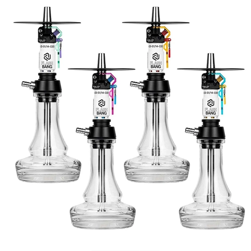 Аравия кальян немецкая из нержавеющая сталь, сигаретная бутылка для сигарет, одно труба амоция флэш -взрыв