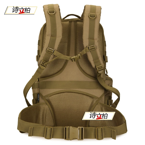 Тактический спортивный вместительный и большой рюкзак для путешествий подходит для пеших прогулок