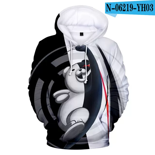 DANGANRONPA merchandise DHOODIE MONOKUMA cosplay costume Anime
