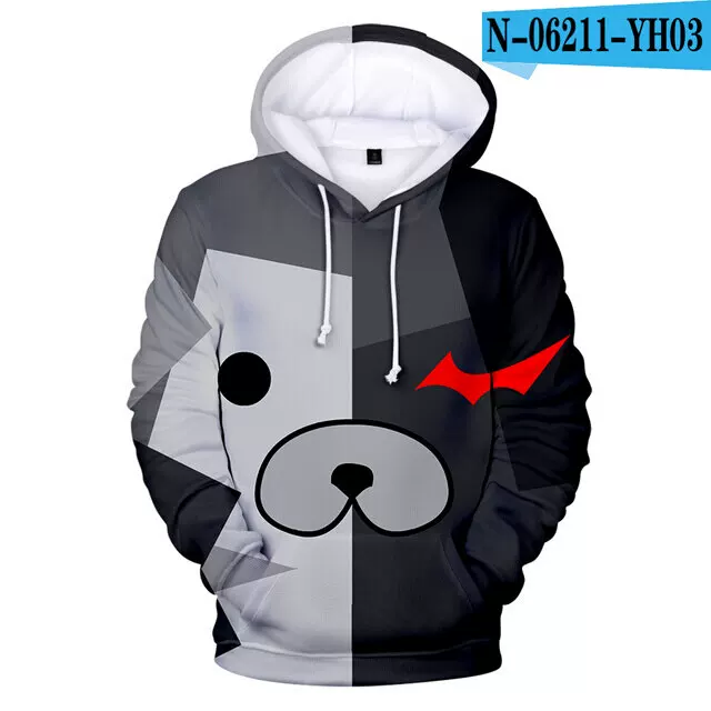 DANGANRONPA merchandise DHOODIE MONOKUMA cosplay costume Anime