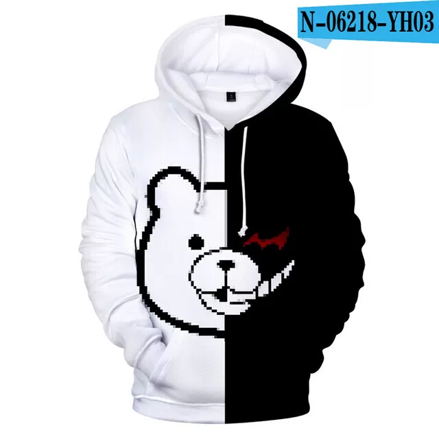 DANGANRONPA merchandise DHOODIE MONOKUMA cosplay costume Anime